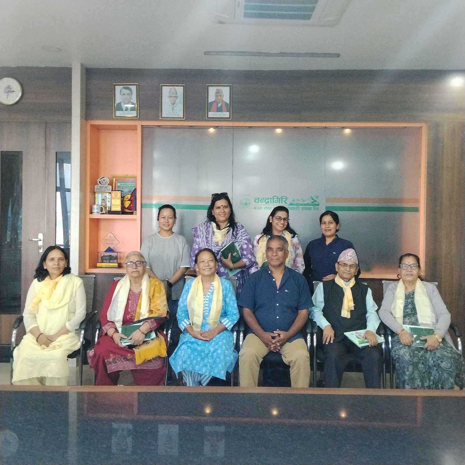 राष्ट्रिय सभा सदस्यद्वारा थानकोट चेकपोष्टस्थित चन्द्रागिरि साकोस मुख्यालय भ्रमण